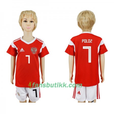 Fotball-VM 2018 Russland drakt Poloz 7 Barn Hjemmetrøye